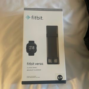 Fitbit versa black band